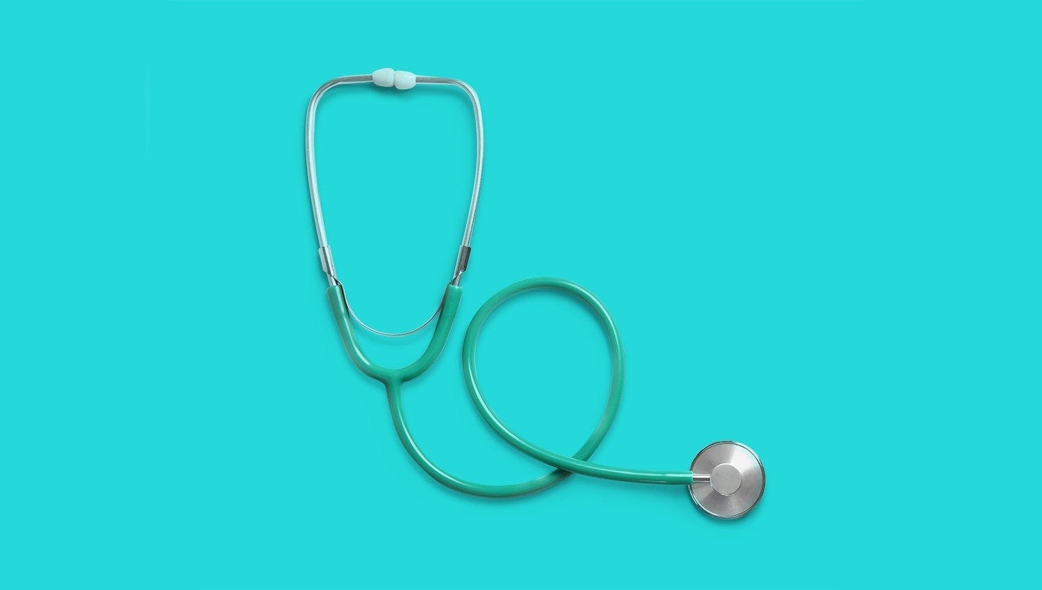 A stethoscope representing the traditional healthcare system which is becoming harder to access, making AI solutions needed.