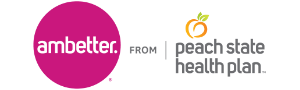 Ambetter from Peach State Health Plan logos